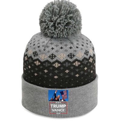 Donald Trump J.D. Vance 2024 Election Rally Campaign Event The Baniff Cuffed Pom Beanie