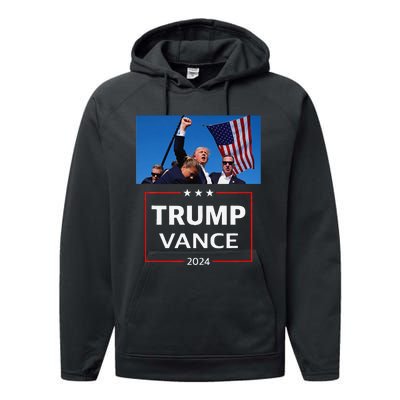 Donald Trump J.D. Vance 2024 Election Rally Campaign Event Performance Fleece Hoodie