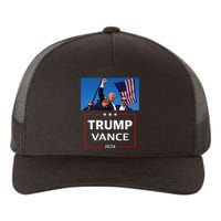 Donald Trump J.D. Vance 2024 Election Rally Campaign Event Yupoong Adult 5-Panel Trucker Hat