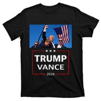 Donald Trump J.D. Vance 2024 Election Rally Campaign Event T-Shirt