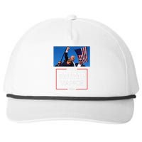 Donald Trump J.D. Vance 2024 Election Rally Campaign Event Snapback Five-Panel Rope Hat