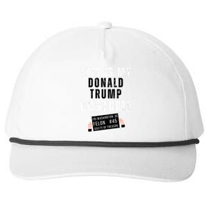 Donald Trump Jail Convict Outfit Anti Trump For Prison 2024 Snapback Five-Panel Rope Hat