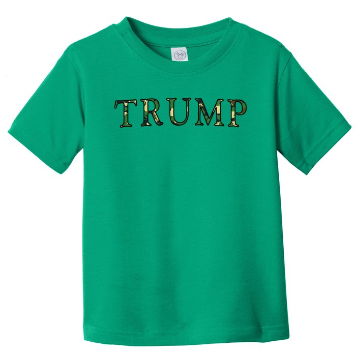 Donald Trump Jr Trump Camo Toddler T-Shirt