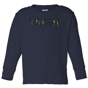 Donald Trump Jr Trump Camo Toddler Long Sleeve Shirt