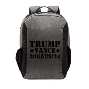 Donald Trump Jd Vance 2024 Maga Army Stamp Black Logo Vector Backpack