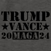 Donald Trump Jd Vance 2024 Maga Army Stamp Black Logo Vector Backpack