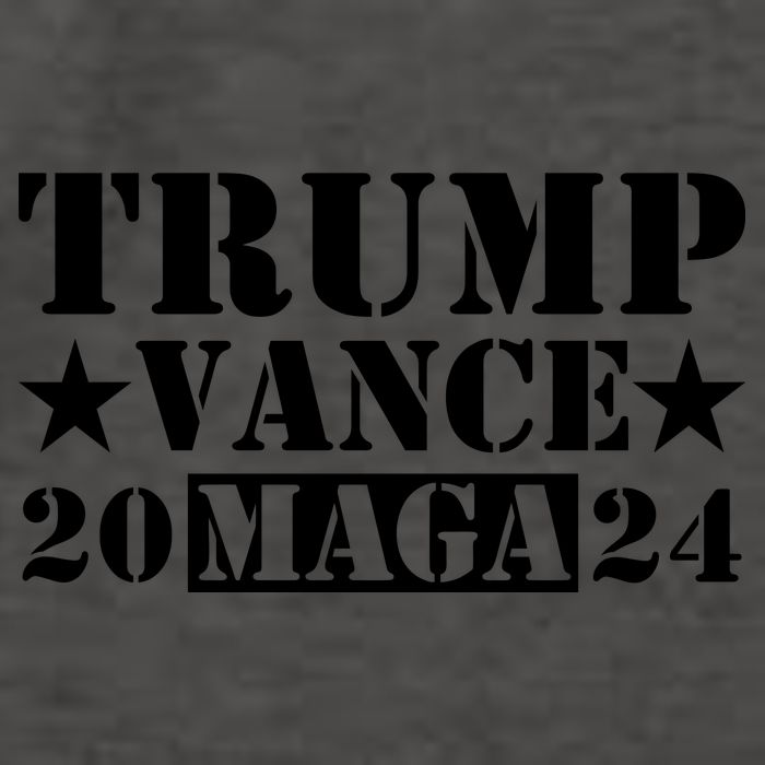Donald Trump Jd Vance 2024 Maga Army Stamp Black Logo Vector Backpack