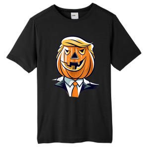 Donald Trumpkin JackOLantern Pumpkin Halloween Trump Tall Fusion ChromaSoft Performance T-Shirt