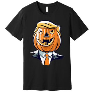 Donald Trumpkin JackOLantern Pumpkin Halloween Trump Premium T-Shirt