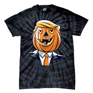 Donald Trumpkin JackOLantern Pumpkin Halloween Trump Tie-Dye T-Shirt