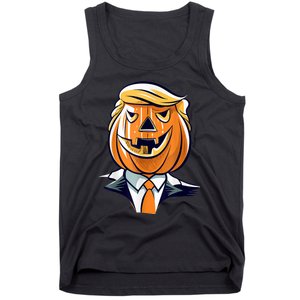 Donald Trumpkin JackOLantern Pumpkin Halloween Trump Tank Top