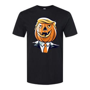 Donald Trumpkin JackOLantern Pumpkin Halloween Trump Softstyle CVC T-Shirt