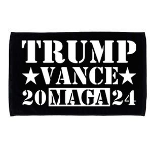 Donald Trump Jd Vance 2024 Maga Army Stamp Microfiber Hand Towel