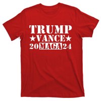 Donald Trump Jd Vance 2024 Maga Army Stamp T-Shirt