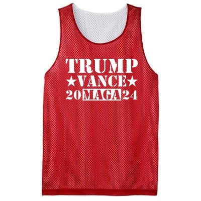 Donald Trump Jd Vance 2024 Maga Army Stamp Mesh Reversible Basketball Jersey Tank