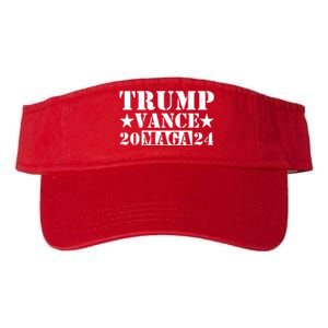 Donald Trump Jd Vance 2024 Maga Army Stamp Valucap Bio-Washed Visor