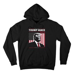 Donald Trump Jd Vance American Flag Trump Vance 2024 Hoodie