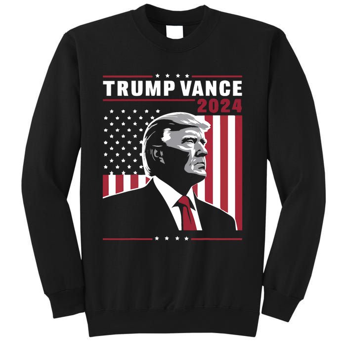 Donald Trump Jd Vance American Flag Trump Vance 2024 Sweatshirt