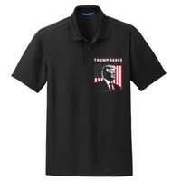 Donald Trump Jd Vance American Flag Trump Vance 2024 Dry Zone Grid Polo