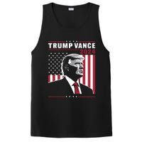 Donald Trump Jd Vance American Flag Trump Vance 2024 PosiCharge Competitor Tank