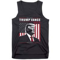 Donald Trump Jd Vance American Flag Trump Vance 2024 Tank Top