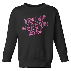 Donald Trump Joe Manchin – Manchin For Trump 2024 Toddler Sweatshirt