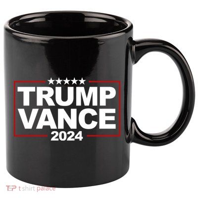 Donald Trump J. D. Vance Vice President 2024 11oz C Handle Ceramic Mug