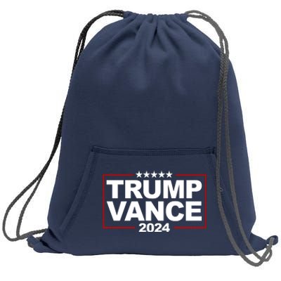 Donald Trump J. D. Vance Vice President 2024 Sweatshirt Cinch Pack Bag