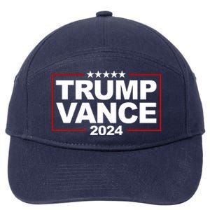 Donald Trump J. D. Vance Vice President 2024 7-Panel Snapback Hat