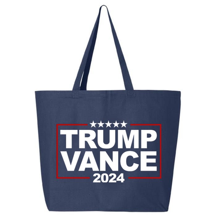 Donald Trump J. D. Vance Vice President 2024 25L Jumbo Tote