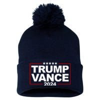 Donald Trump J. D. Vance Vice President 2024 Pom Pom 12in Knit Beanie