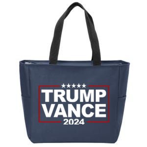 Donald Trump J. D. Vance Vice President 2024 Zip Tote Bag