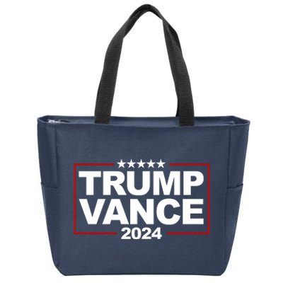 Donald Trump J. D. Vance Vice President 2024 Zip Tote Bag