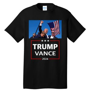 Donald Trump J.D. Vance 2024 Election Rally Campaign Event Tall T-Shirt