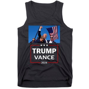 Donald Trump J.D. Vance 2024 Election Rally Campaign Event Tank Top