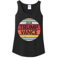 Donald Trump Jd Vance 2024 Retro Style Ladies Essential Tank