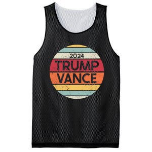 Donald Trump Jd Vance 2024 Retro Style Mesh Reversible Basketball Jersey Tank