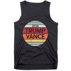 Donald Trump Jd Vance 2024 Retro Style Tank Top