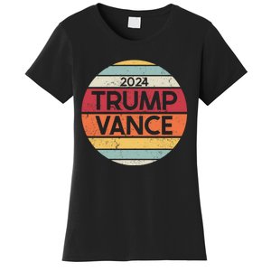 Donald Trump Jd Vance 2024 Retro Style Women's T-Shirt