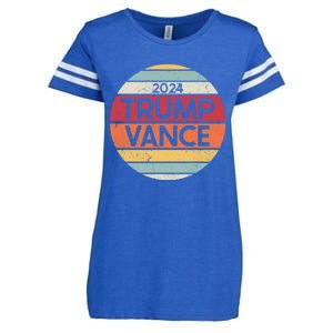 Donald Trump Jd Vance 2024 Retro Style Enza Ladies Jersey Football T-Shirt