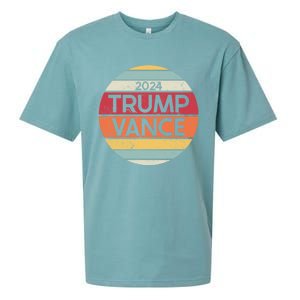 Donald Trump Jd Vance 2024 Retro Style Sueded Cloud Jersey T-Shirt