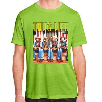 Donald Trump Jd Vance Elon Musk Robert F Kennedy Jr Thug Life Adult ChromaSoft Performance T-Shirt