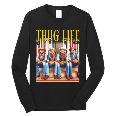 Donald Trump Jd Vance Elon Musk Robert F Kennedy Jr Thug Life Long Sleeve Shirt