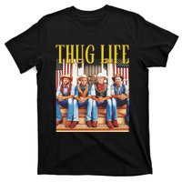 Donald Trump Jd Vance Elon Musk Robert F Kennedy Jr Thug Life T-Shirt