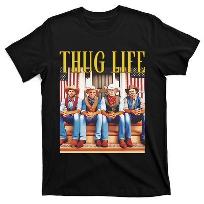 Donald Trump Jd Vance Elon Musk Robert F Kennedy Jr Thug Life T-Shirt