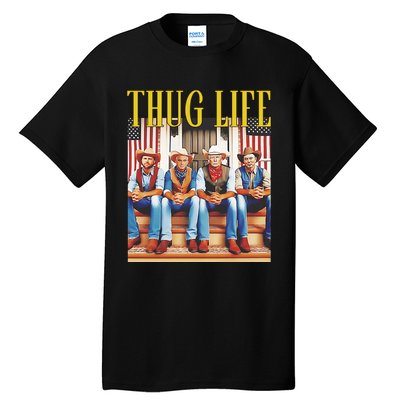 Donald Trump Jd Vance Elon Musk Robert F Kennedy Jr Thug Life Tall T-Shirt