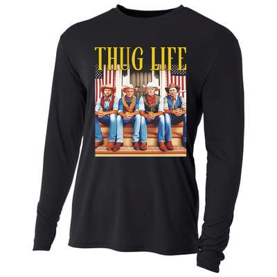 Donald Trump Jd Vance Elon Musk Robert F Kennedy Jr Thug Life Cooling Performance Long Sleeve Crew