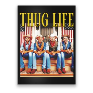 Donald Trump Jd Vance Elon Musk Robert F Kennedy Jr Thug Life Poster