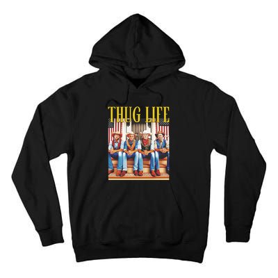 Donald Trump Jd Vance Elon Musk Robert F Kennedy Jr Thug Life Tall Hoodie