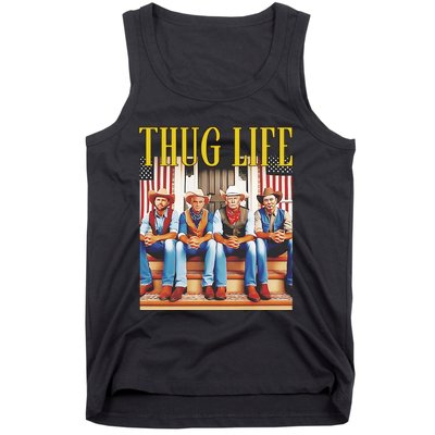 Donald Trump Jd Vance Elon Musk Robert F Kennedy Jr Thug Life Tank Top